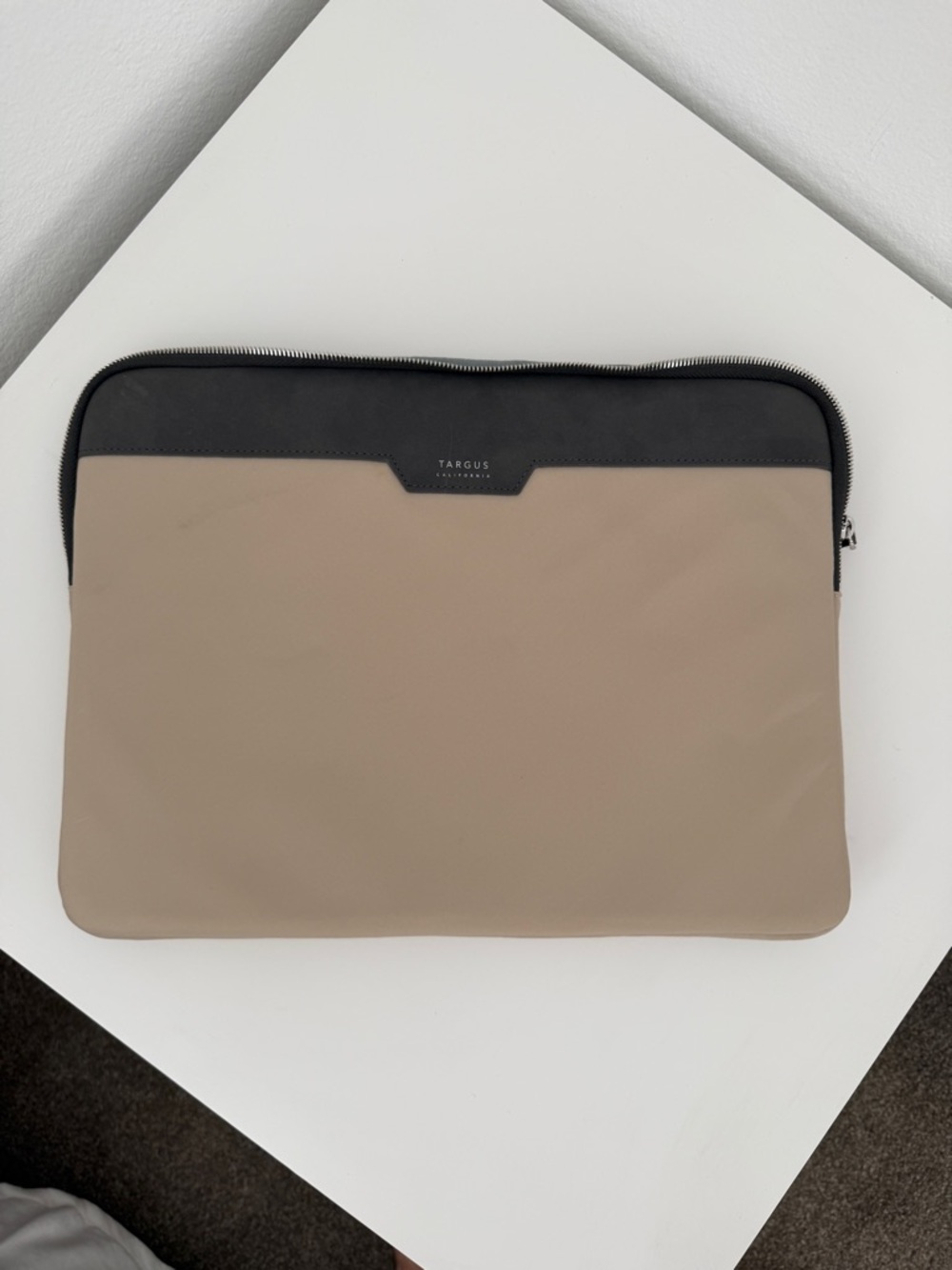 Targus Beige and Black Laptop Sleeve Case